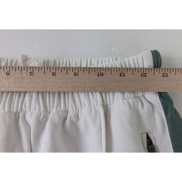 Free People Movement Sweatpants Womens XS White Green Right On Track Athletic - Picture 10 of 12